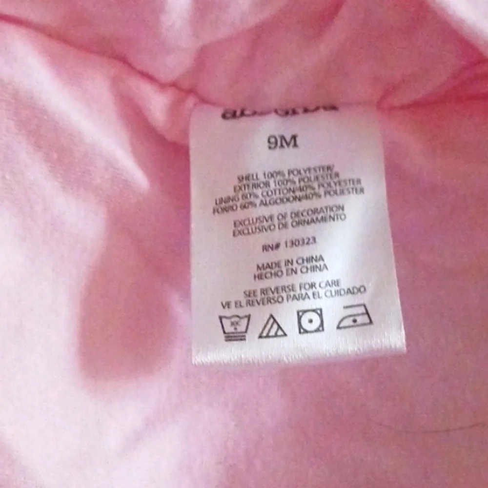 Absorba Super Soft Pink Velour Zippered Footed Onesie